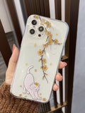 Cute Cat + Floral Cover