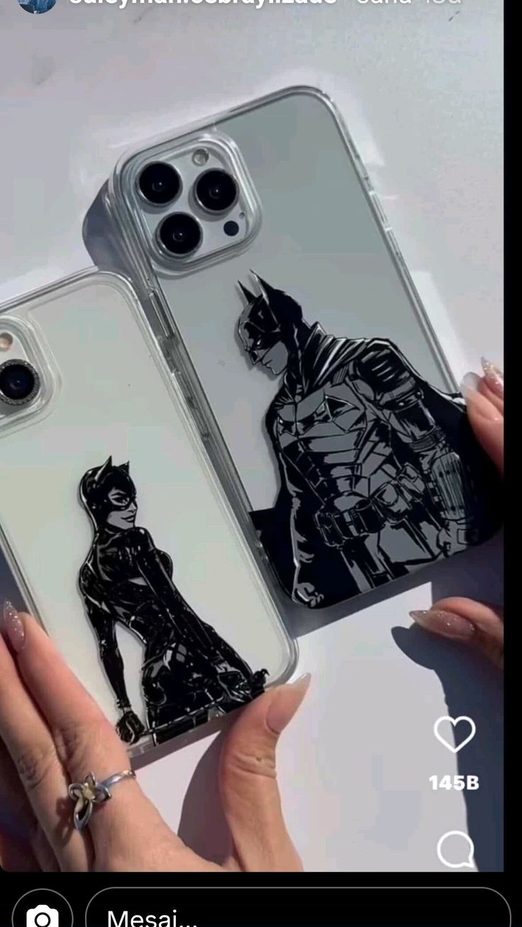 Cute Couple Batman and Bat Woman Cover