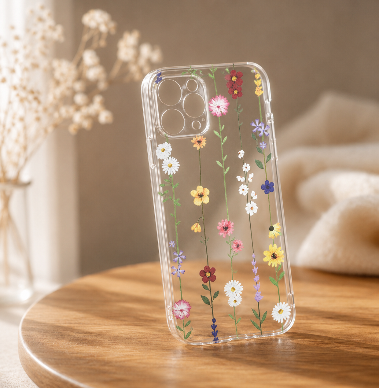 Floral pattern phone cover