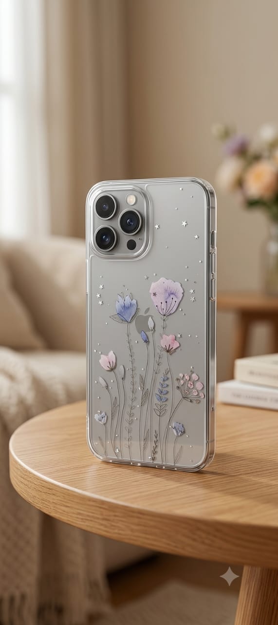 Whispers of wild flowers phone case